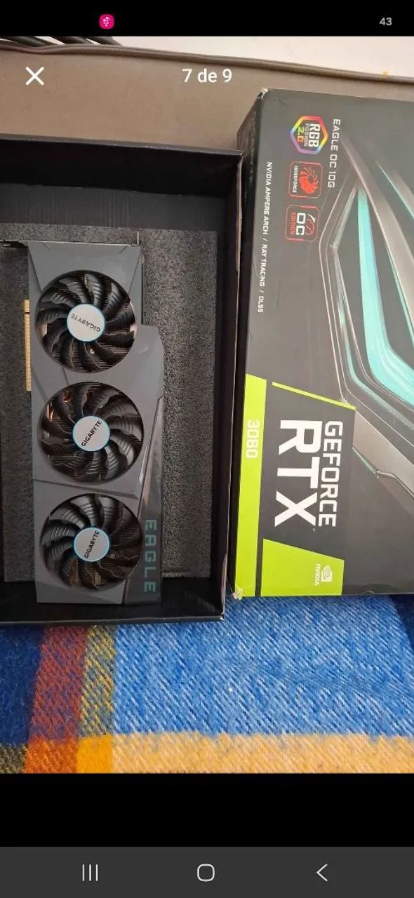 PLACA DE VIDEO RTX 3080 10GB EAGLE - Foto 5