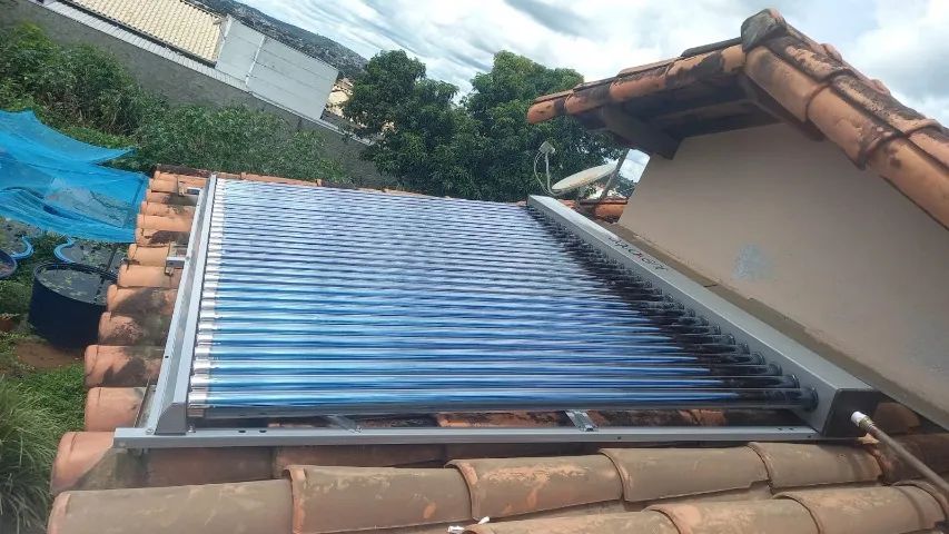 Aquecedor solar novo