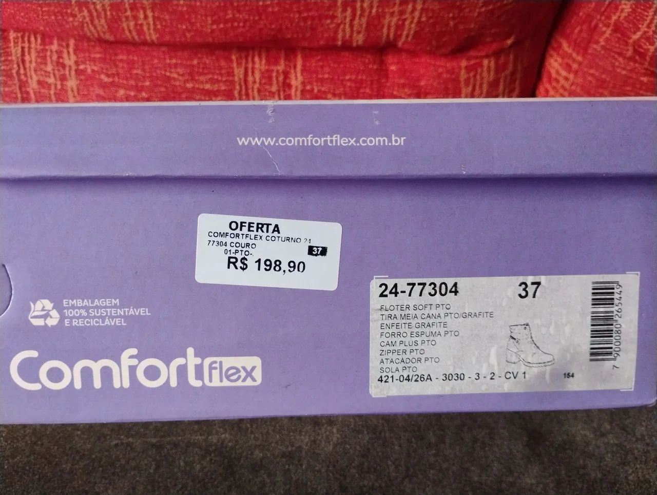 Bota nova Confortflex 37 na caixa pela metade do preço  - Foto 5