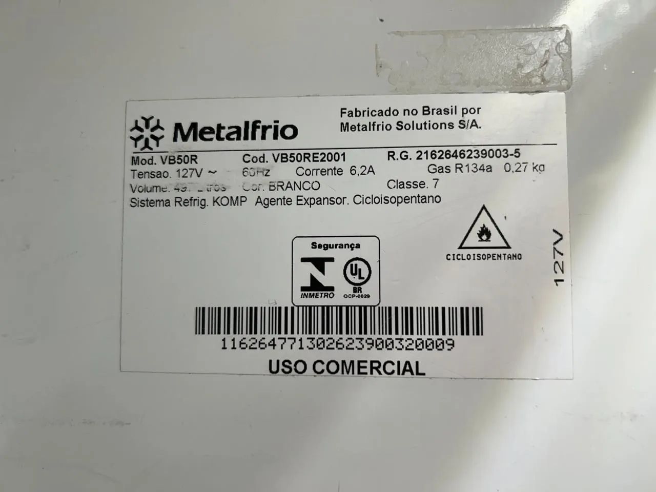 Freezer refrigerador expositor - Geladeiras e Freezers - Campinho