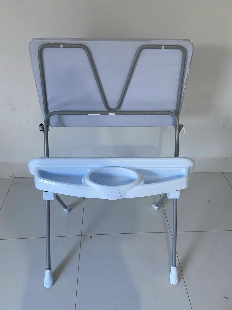 Banheira com trocador Azul bebê  - Foto 4