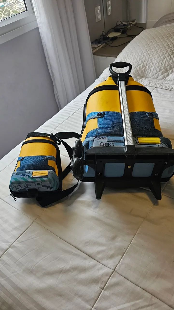 Mala mochila Minions 2 peças  - Foto 3