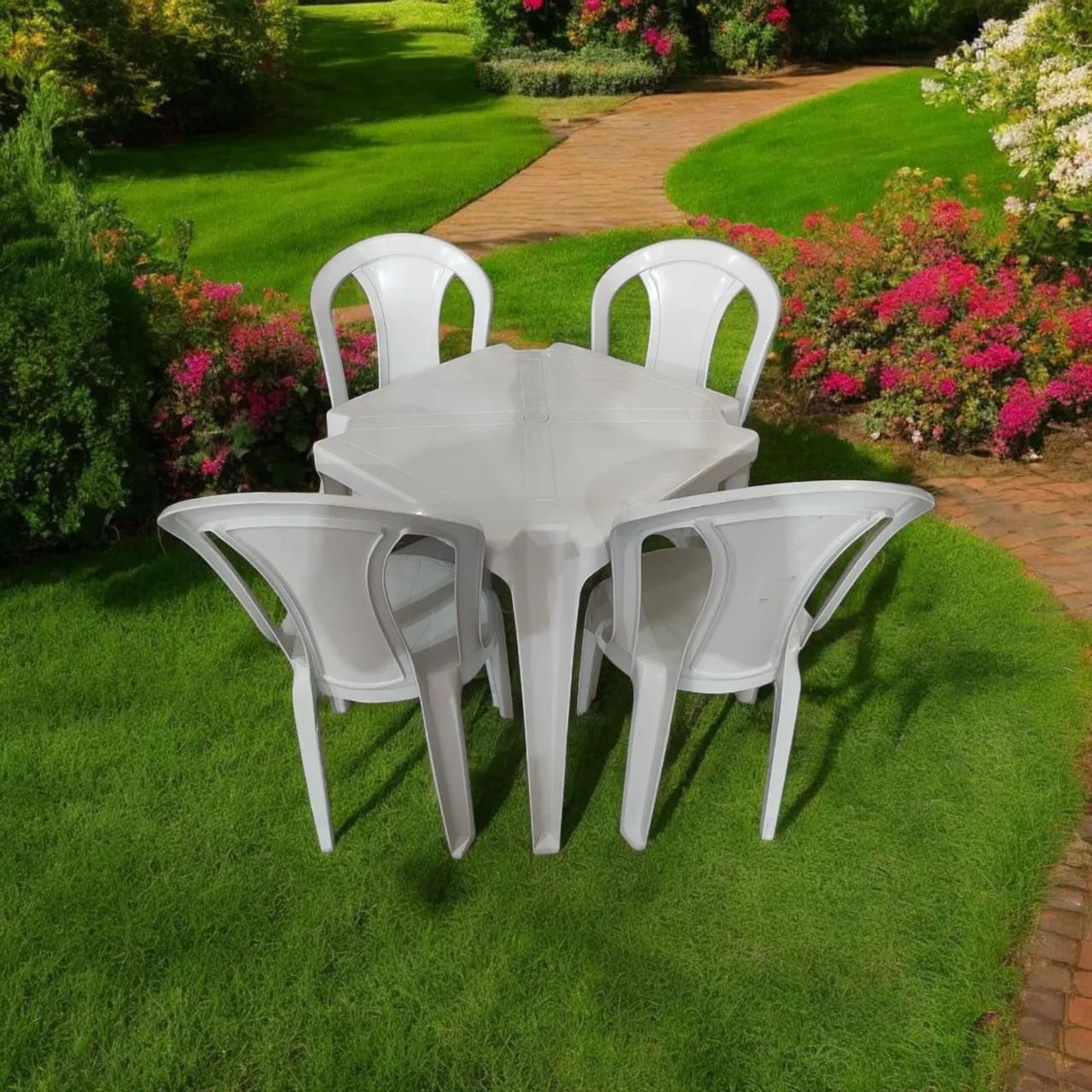 Jogo de mesa plástica. - Foto 3