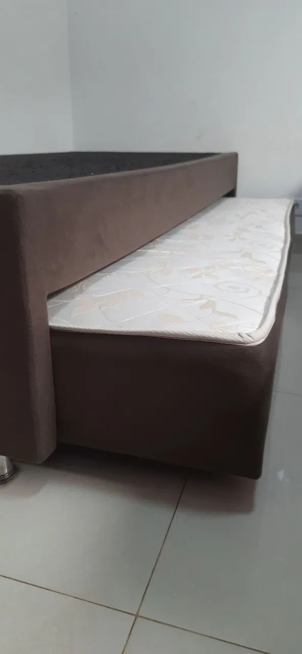 Cama box solteiro com auxiliar  - Foto 3