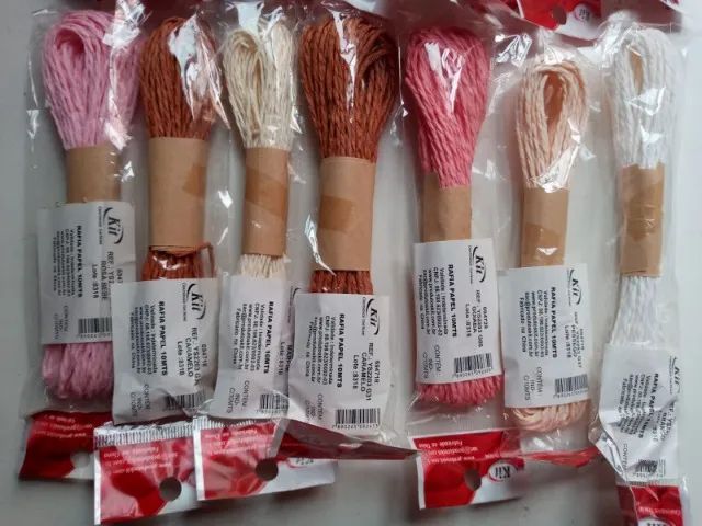 Rafia de Papel 10 MTS(Kit com 15)