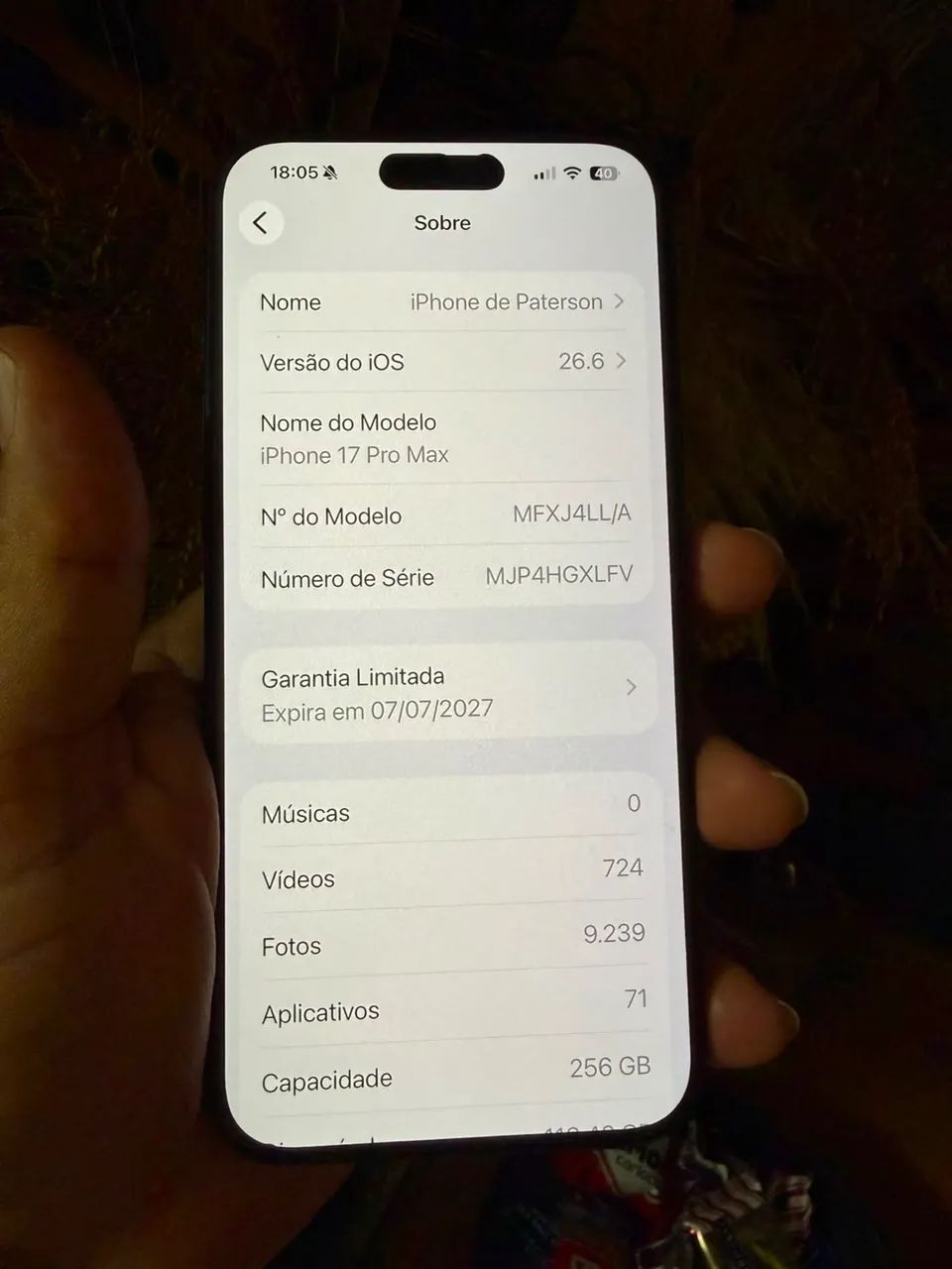 17 pro max 256 azul  - Foto 2