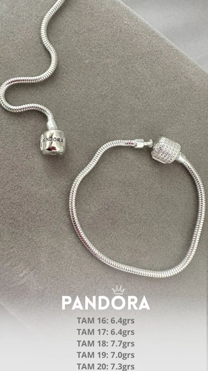 Pandora Roleta Cravejada ( Prata 925) 