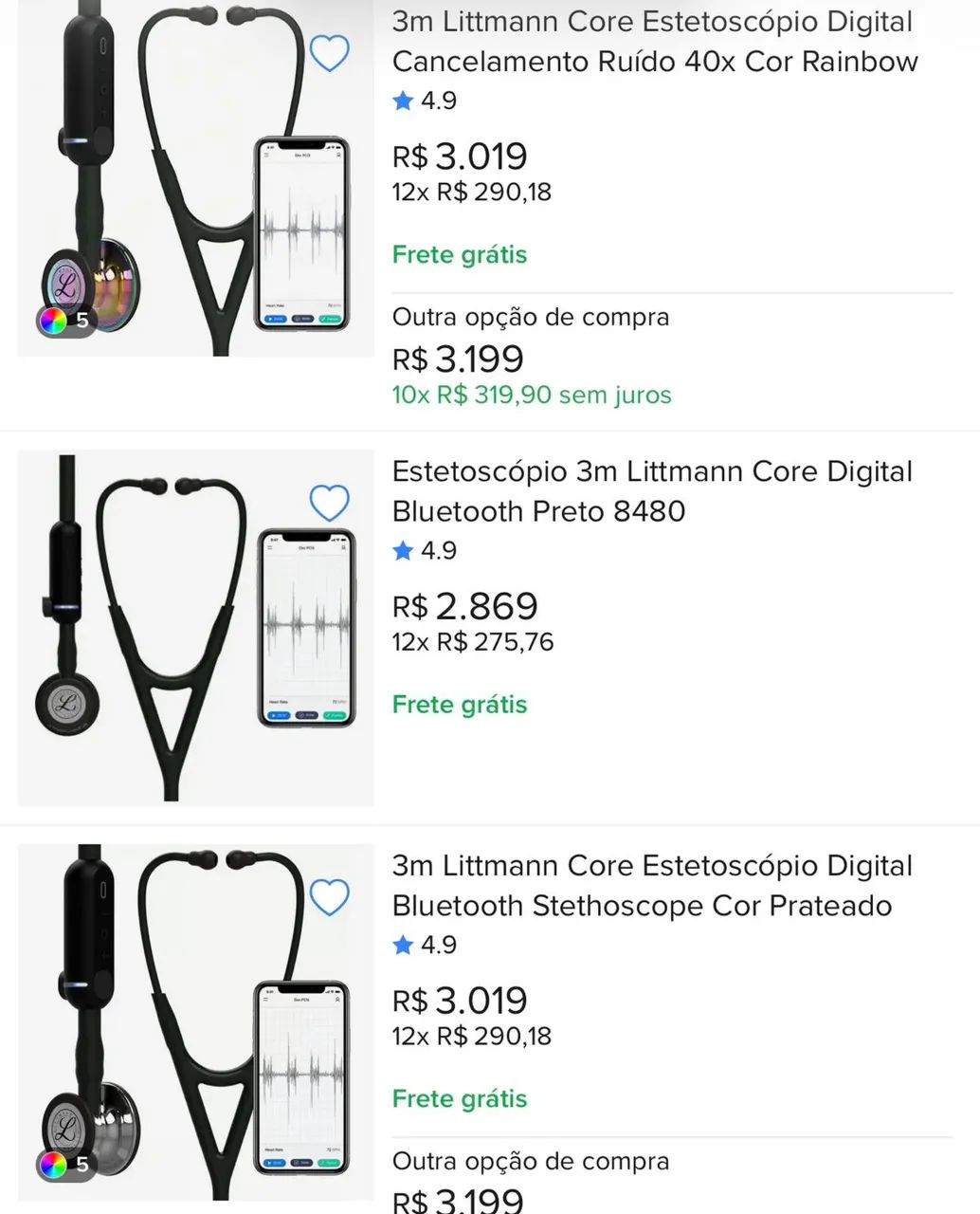 Estetoscópio Core lLittmann