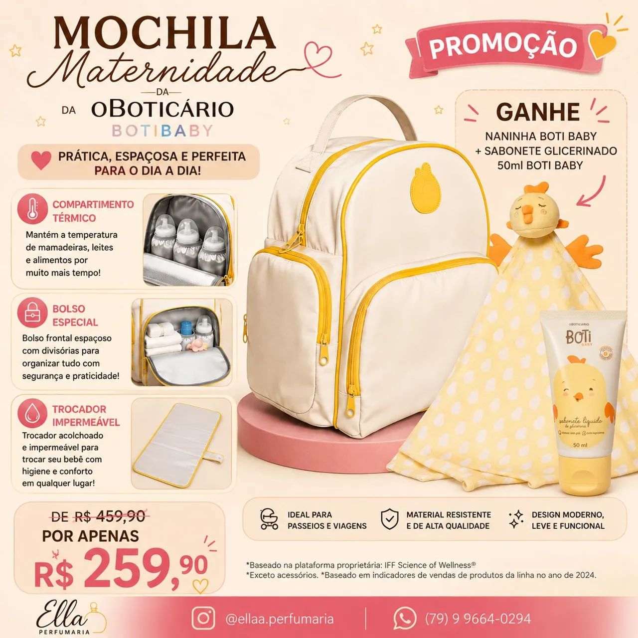 Mochila maternidade 
