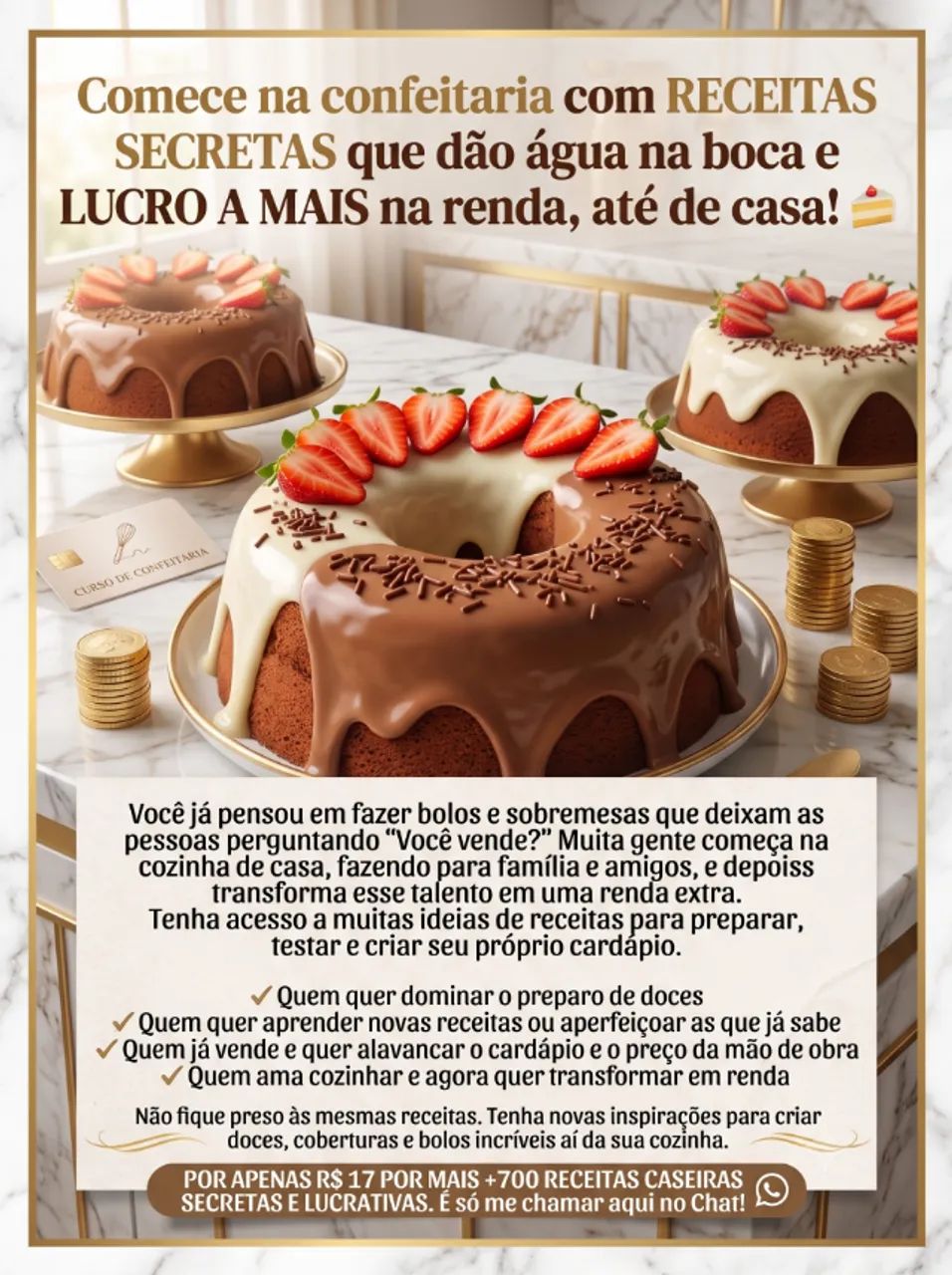 Receitas Novas no Paladar e no Lucro Até de Casa