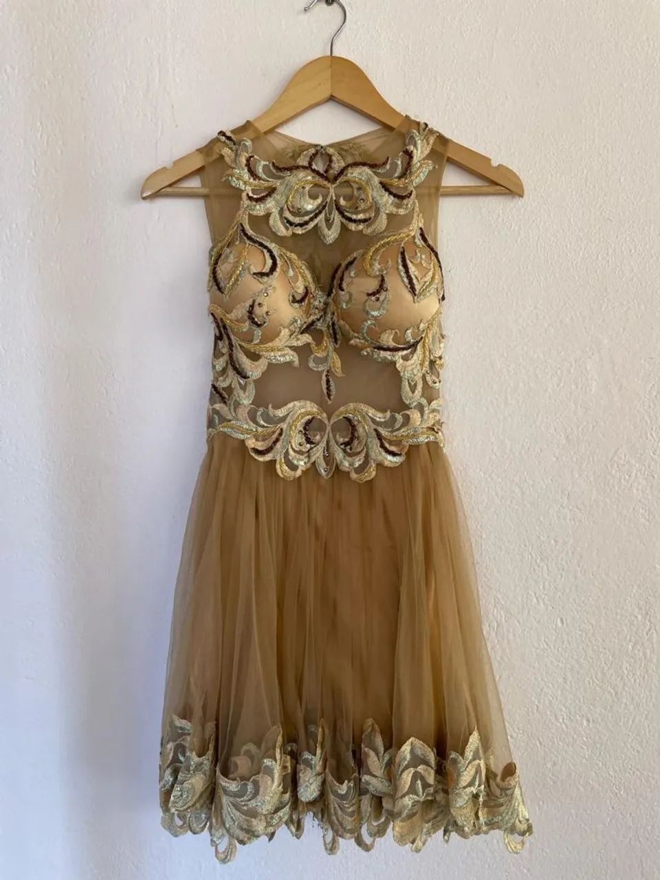 Vestido de festa dourado  - Foto 2
