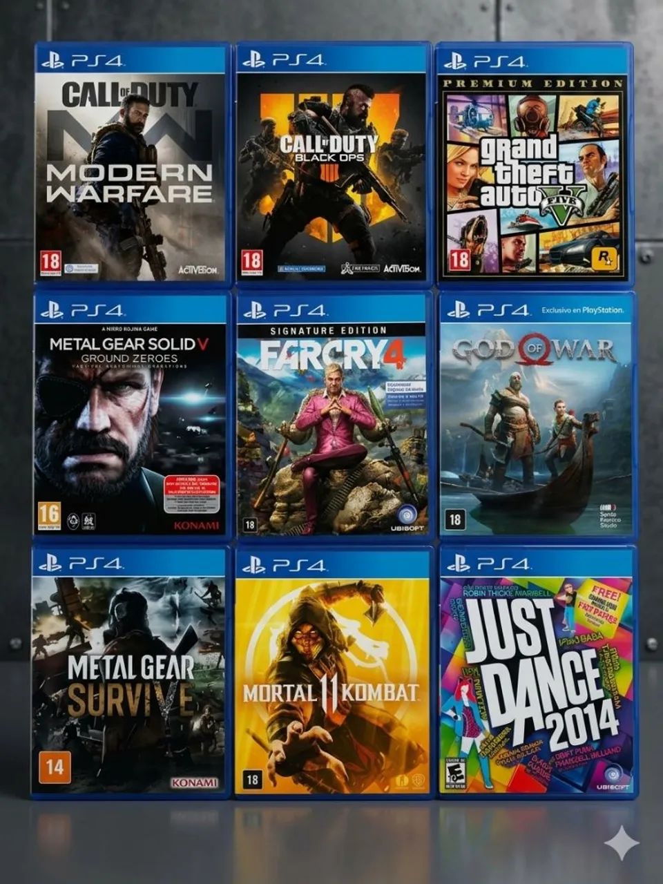 Jogos diversos para ps4