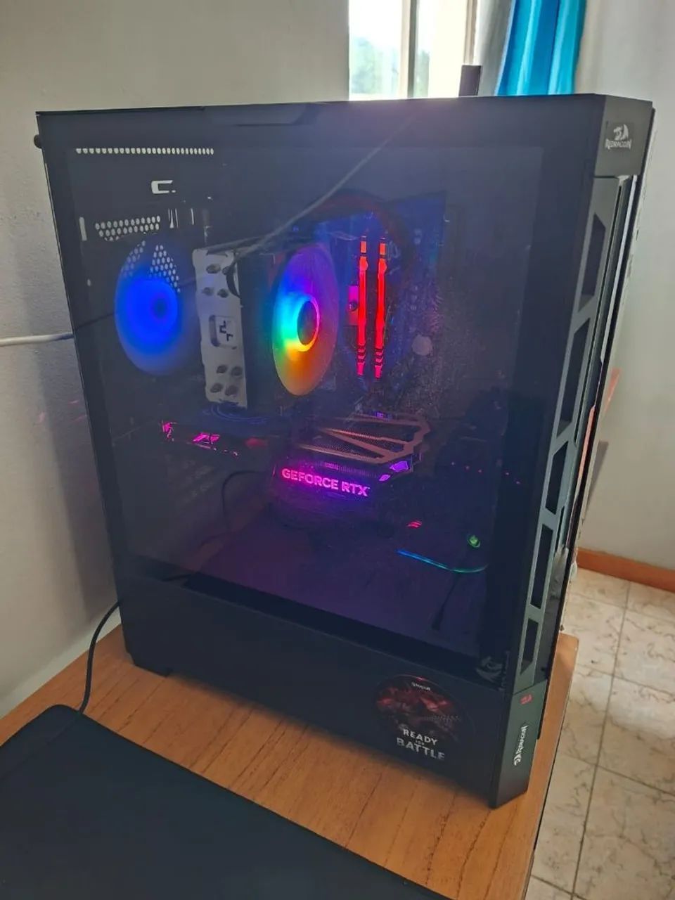 PC GAMER PREMIUM COMPLETO - RTX 4060 Ti 8GB + Ryzen 7 5700x + 32GB DDR4 + MONITOR 144Hz  - Foto 2