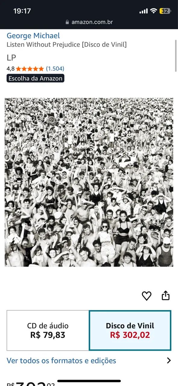 George michael lp listen without prejudice LP disco Vinil 