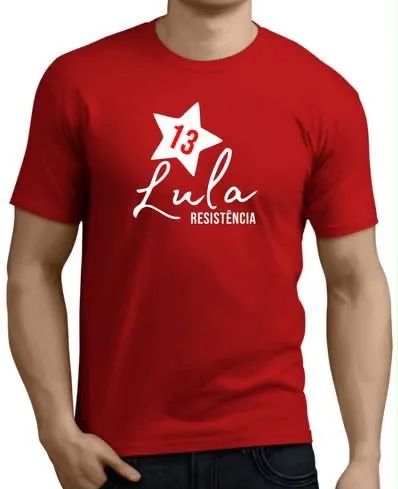 Camisa Algodão- Lula resistência 2026