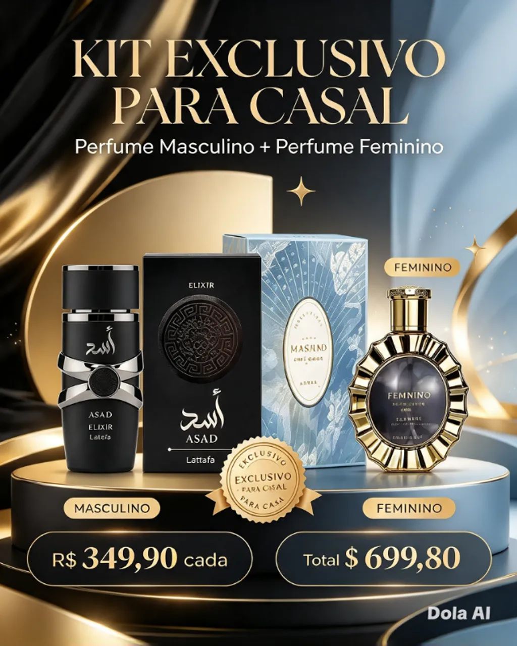 KIT CASAL ASAD ELIXIR + VICTORIA