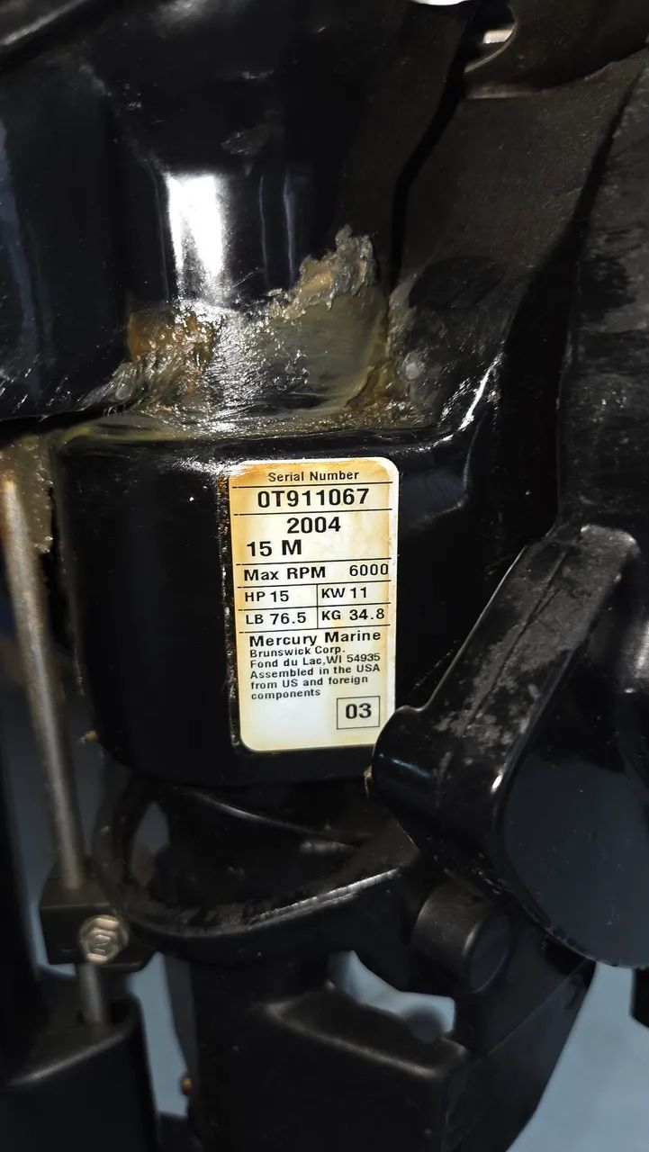 Motor popa Mercury 15hp - Foto 7