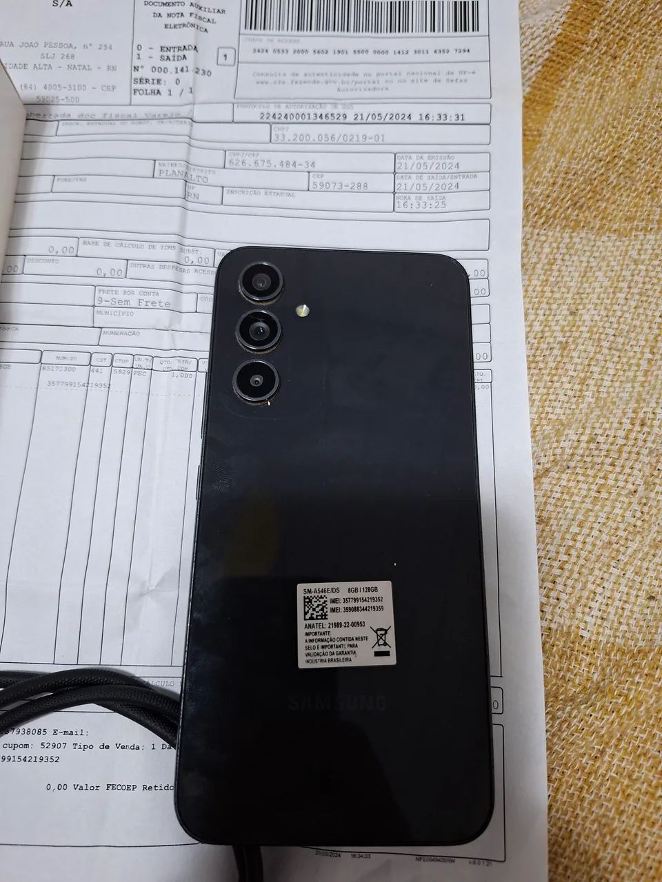 Vendo telefone a54 com nota fiscal  - Foto 2