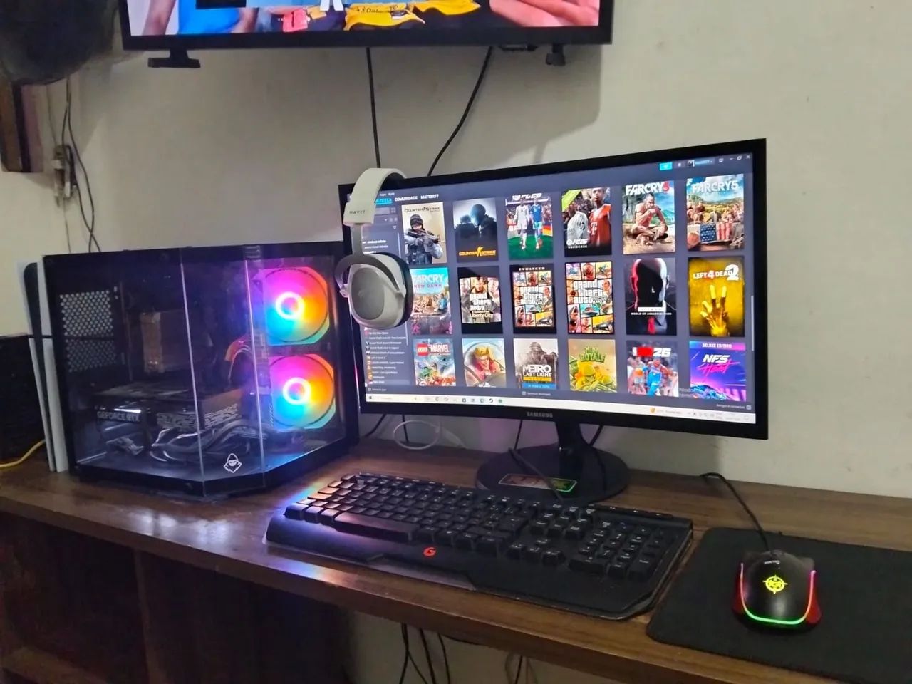Pc gamer placa de vídeo gforce 5050
