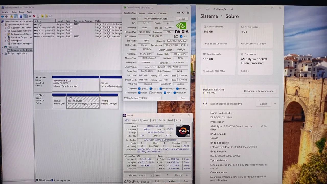 PC GAMER GTX 1650 FULLWHITE  - Foto 4