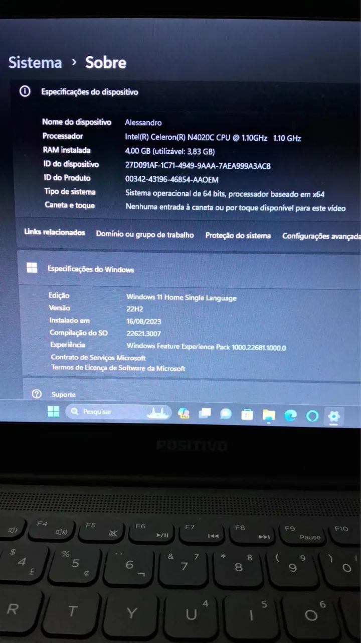 Notebook positivo - Foto 4