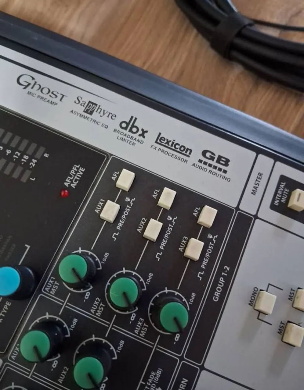 Mesa de som interface Soundcraft 12mtk - Foto 5