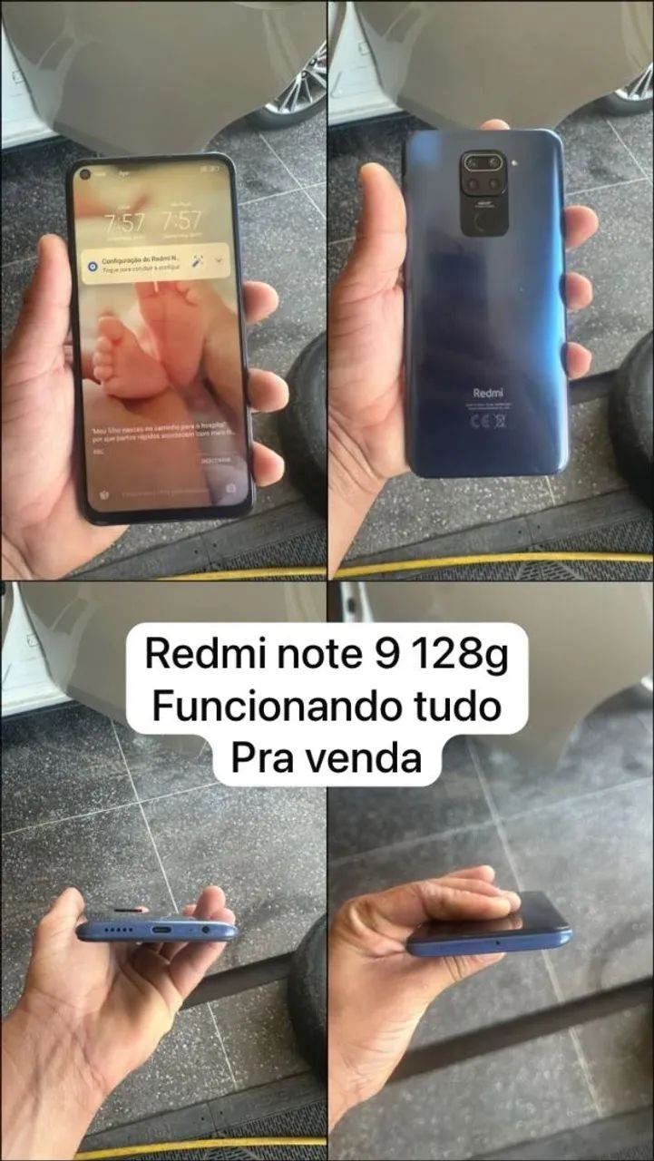 Celular redimi 9, funcionando perfeitamente 