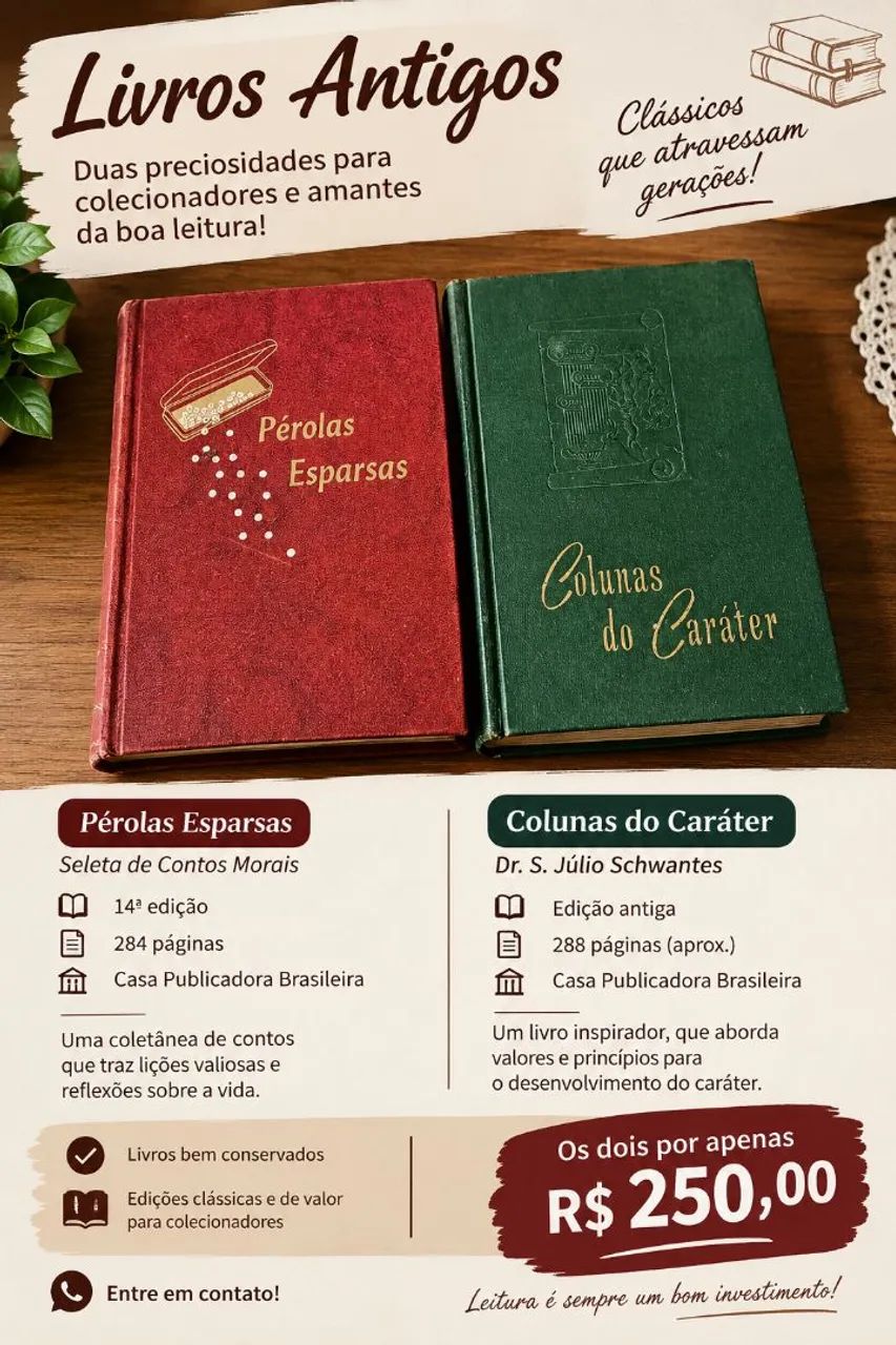 Livros coleção antiga