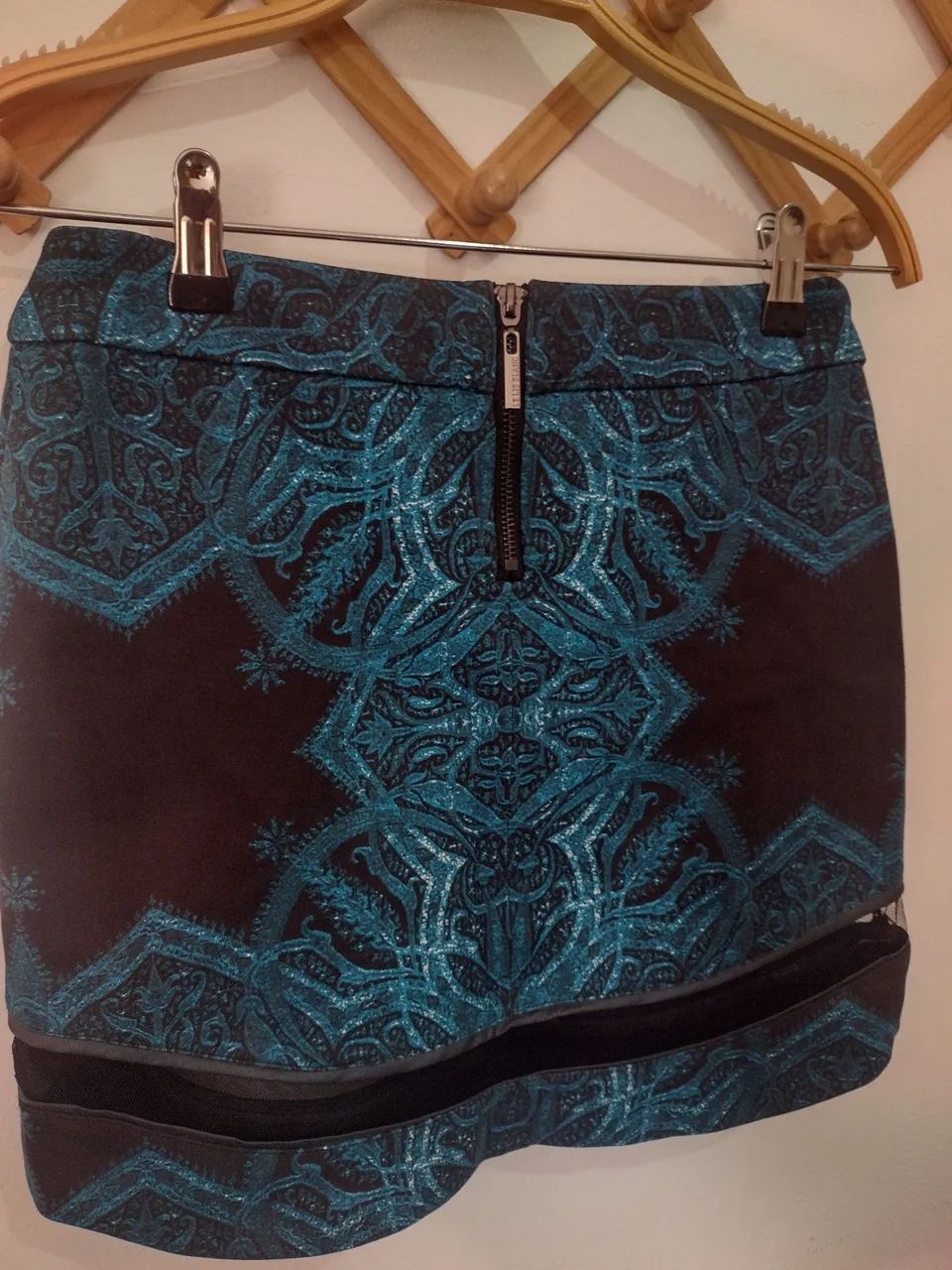 Saia grife Lê Lis Blanc jacquard P - Foto 3