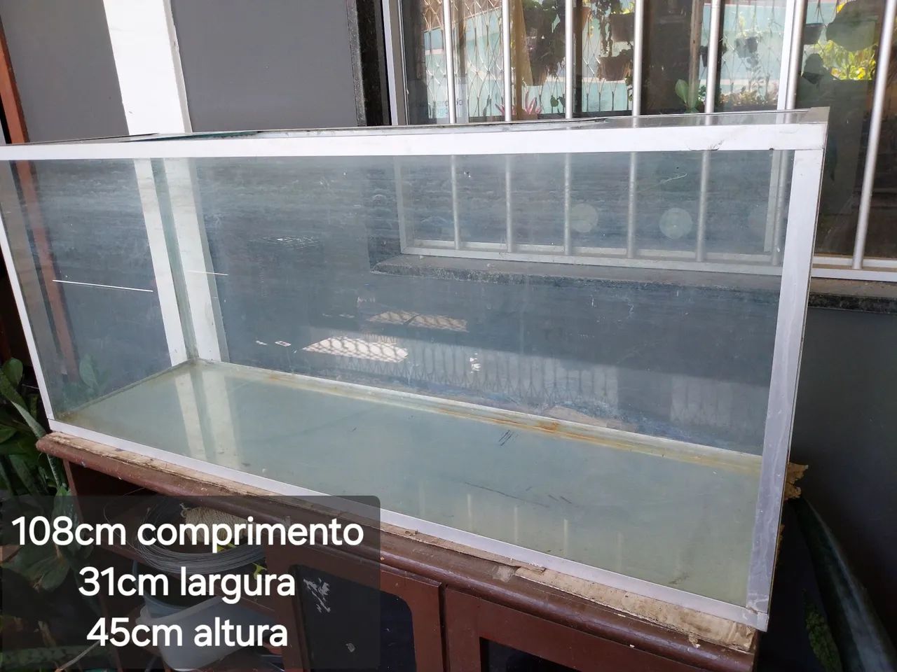 Aquaterrário usado 150 litros (Ler descrição)