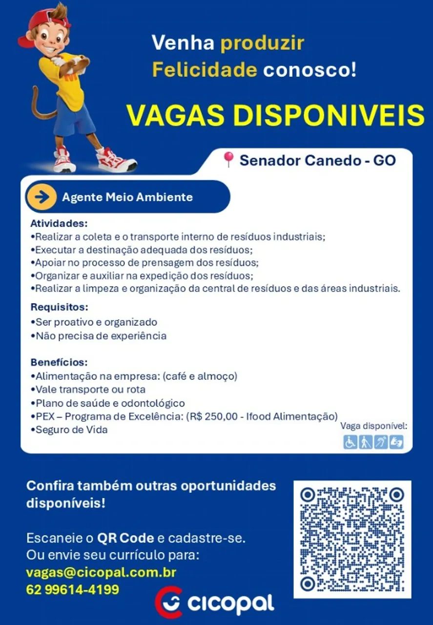 Emprego em Senador Canedo