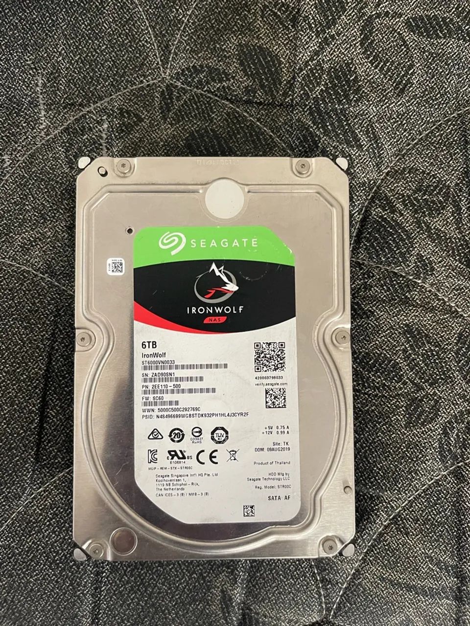 HD 6tb Iron Wolf SEAGATE