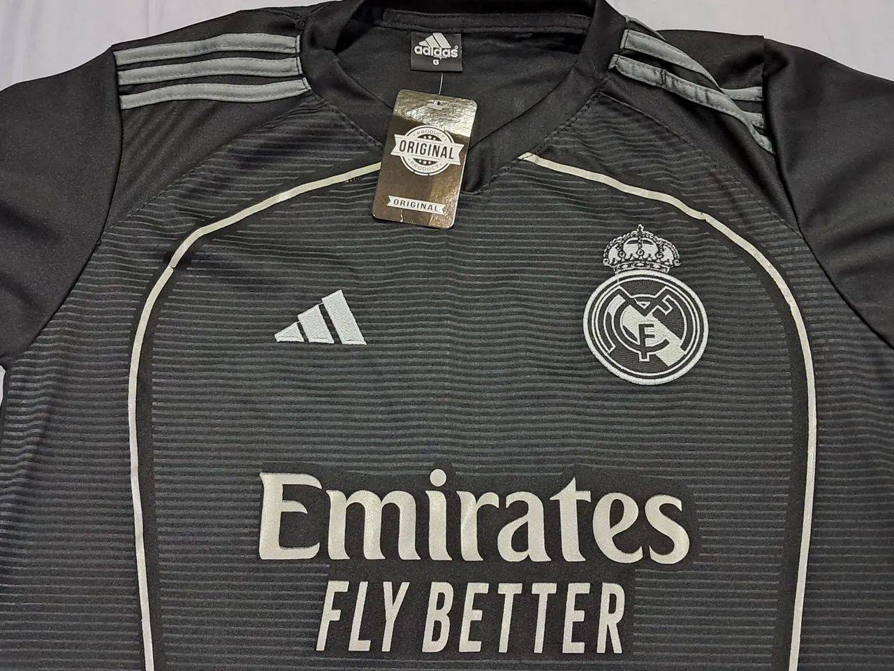 Camisa Real Madrid Preta  - Foto 2