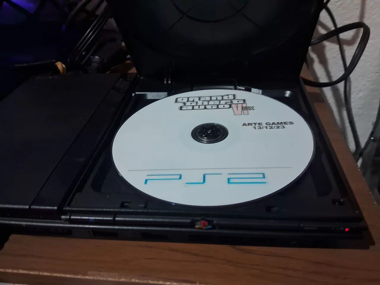 Playstation 2 Slim Fonte Externa Leitor funcionando.  - Foto 5