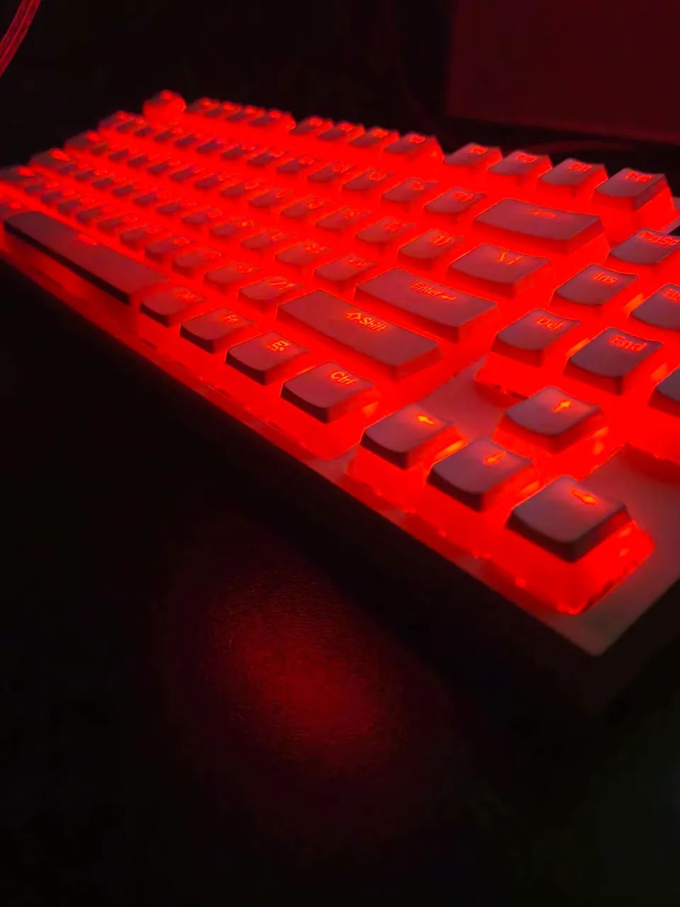 Teclado atack shark k86 + teclas pudding