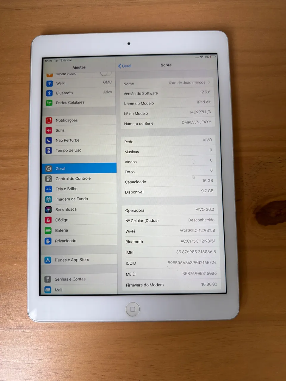 IPAD MINI 2 WI-FI + CELLULAR 32GB - A1490 - Tablets e E-Readers