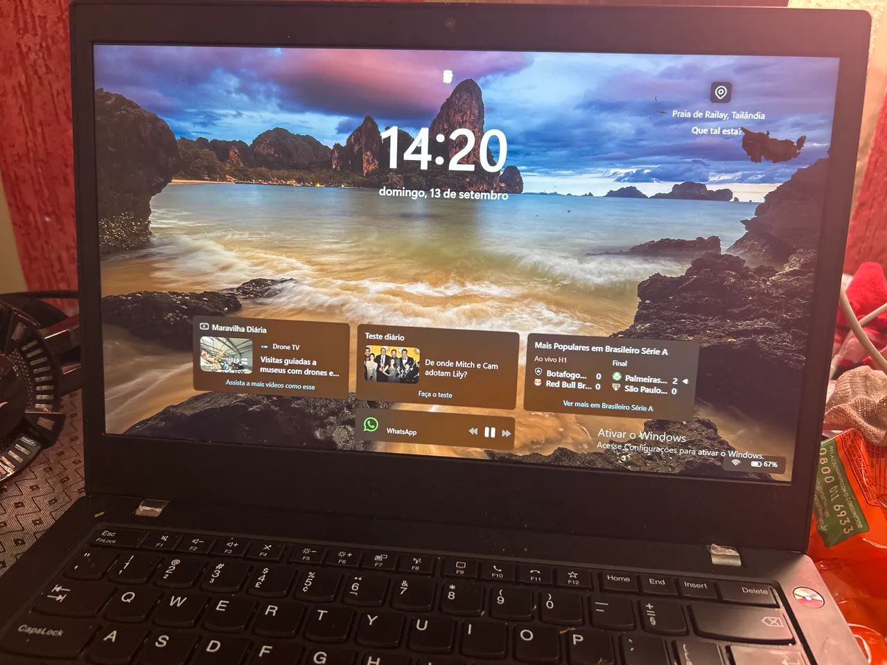 Troco iPhone 14 e notebook Lenovo em moto 125 - Foto 2