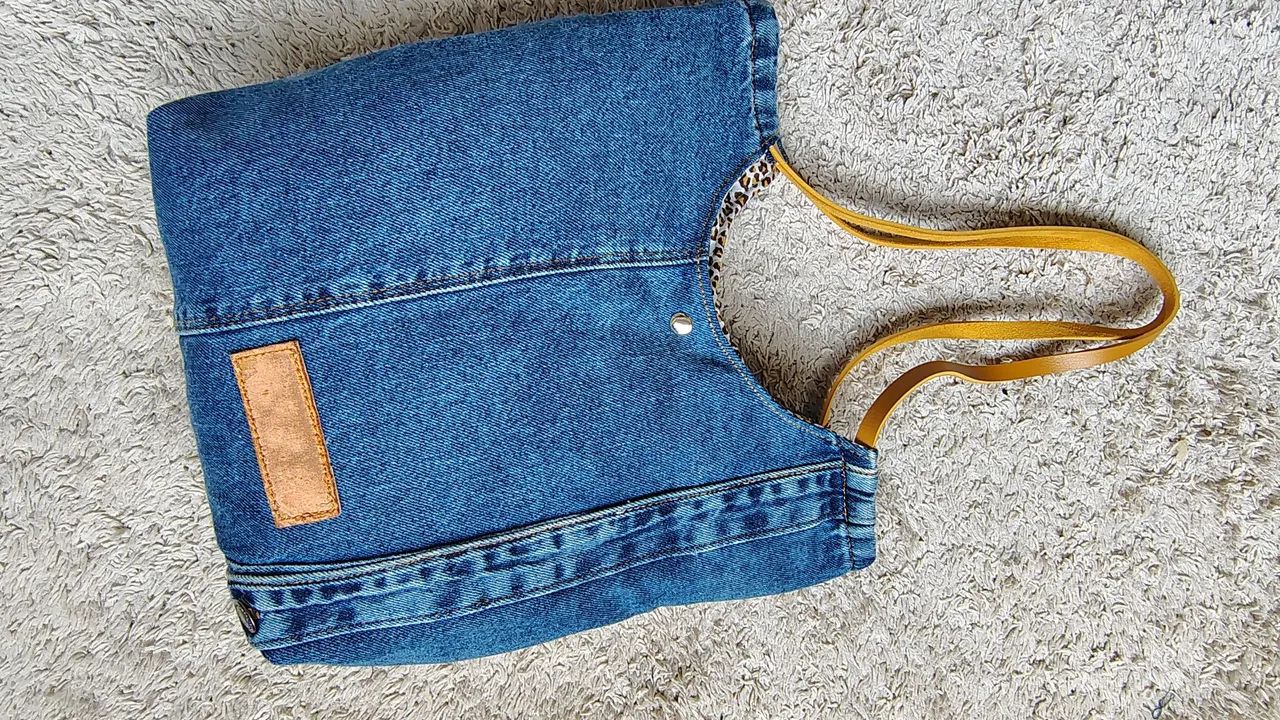 Bolsa de ombro jeans  - Foto 3