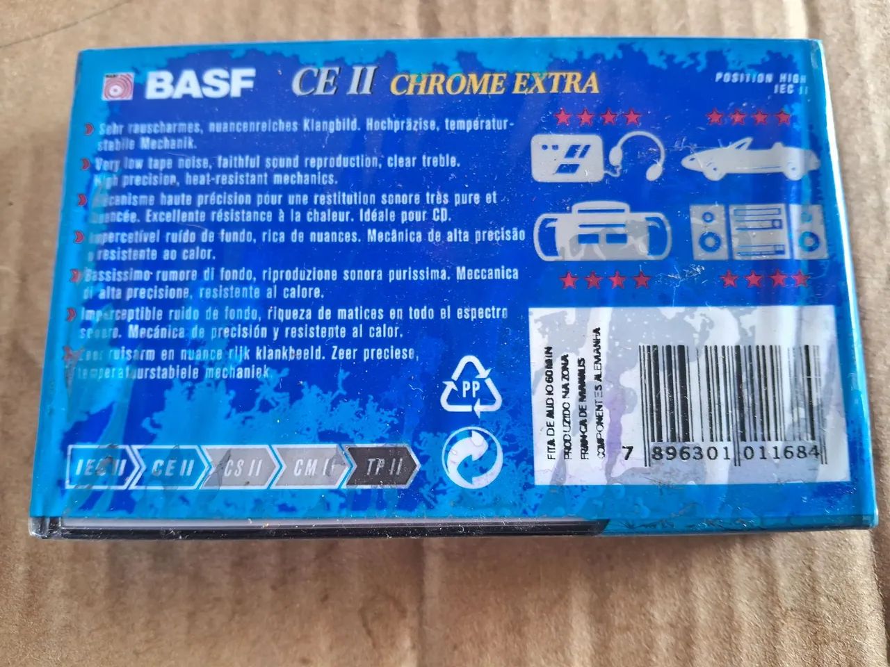 Fita casset BASF CEII na embalagem  - Foto 3