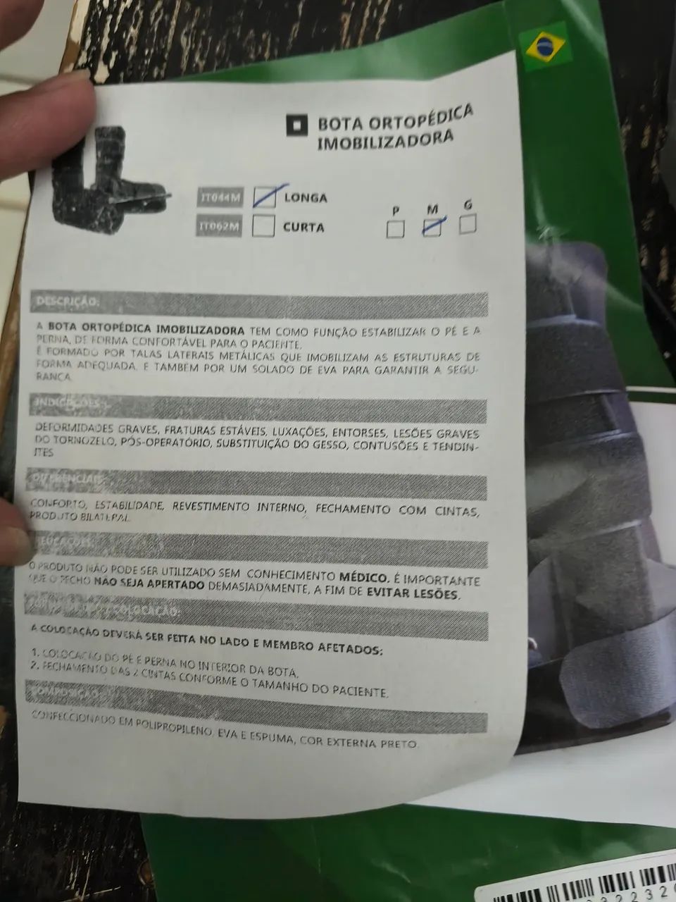 Vendo bota ortopédica e muletas  - Foto 3