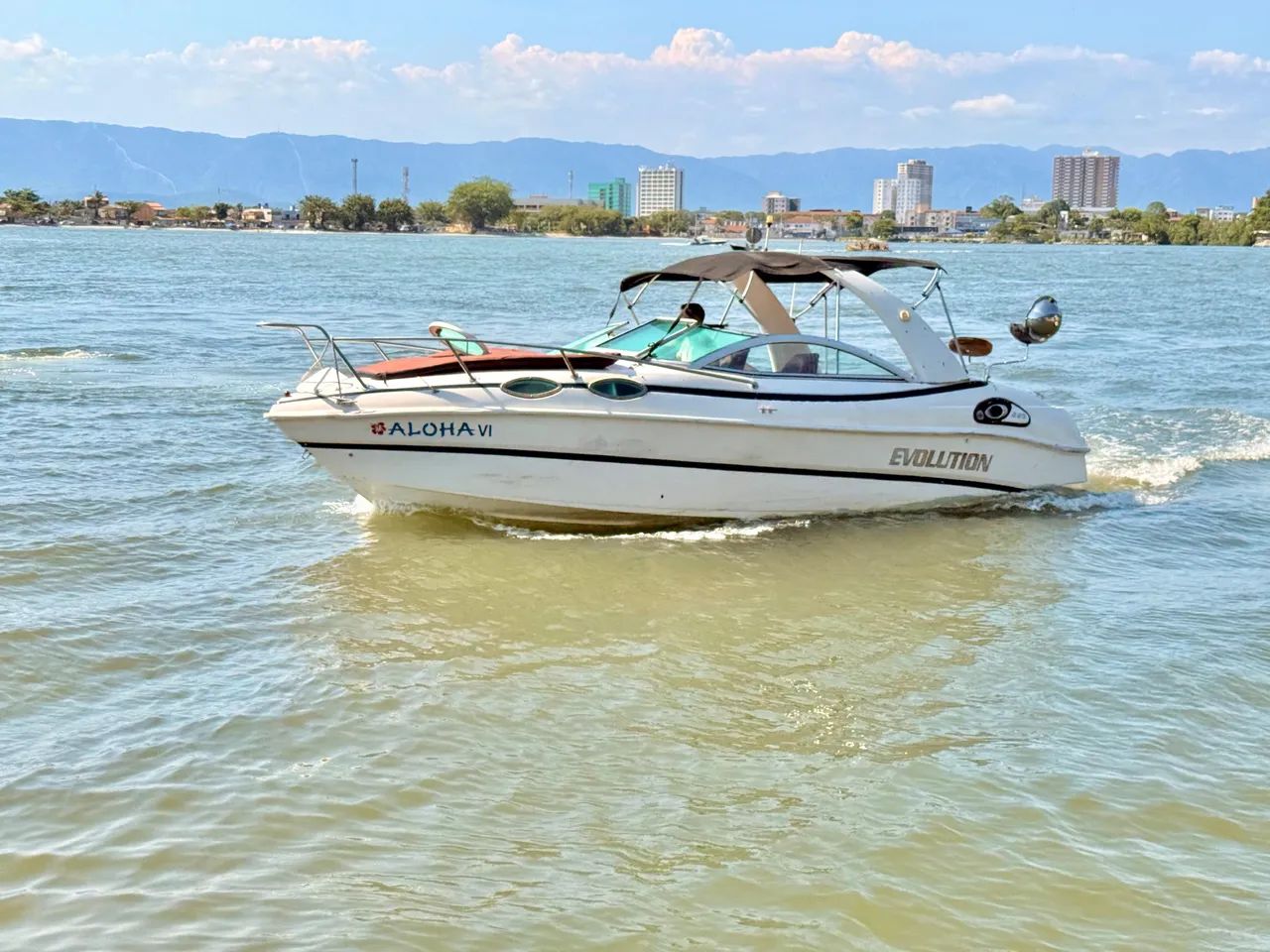 LANCHA EVOLUTION 225 CABINADA MERCURY 150HP IMPECÁVEL!!! - Foto 4
