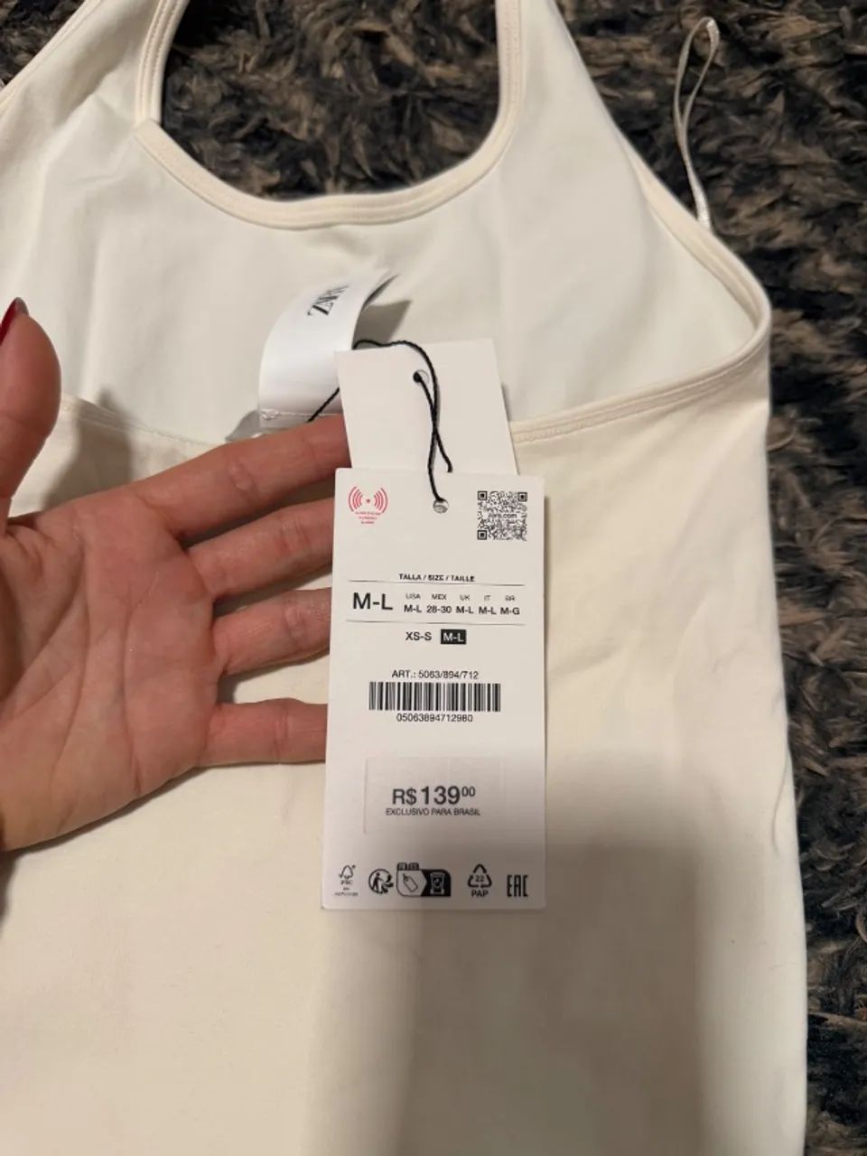 Body branco Zara  - Foto 2