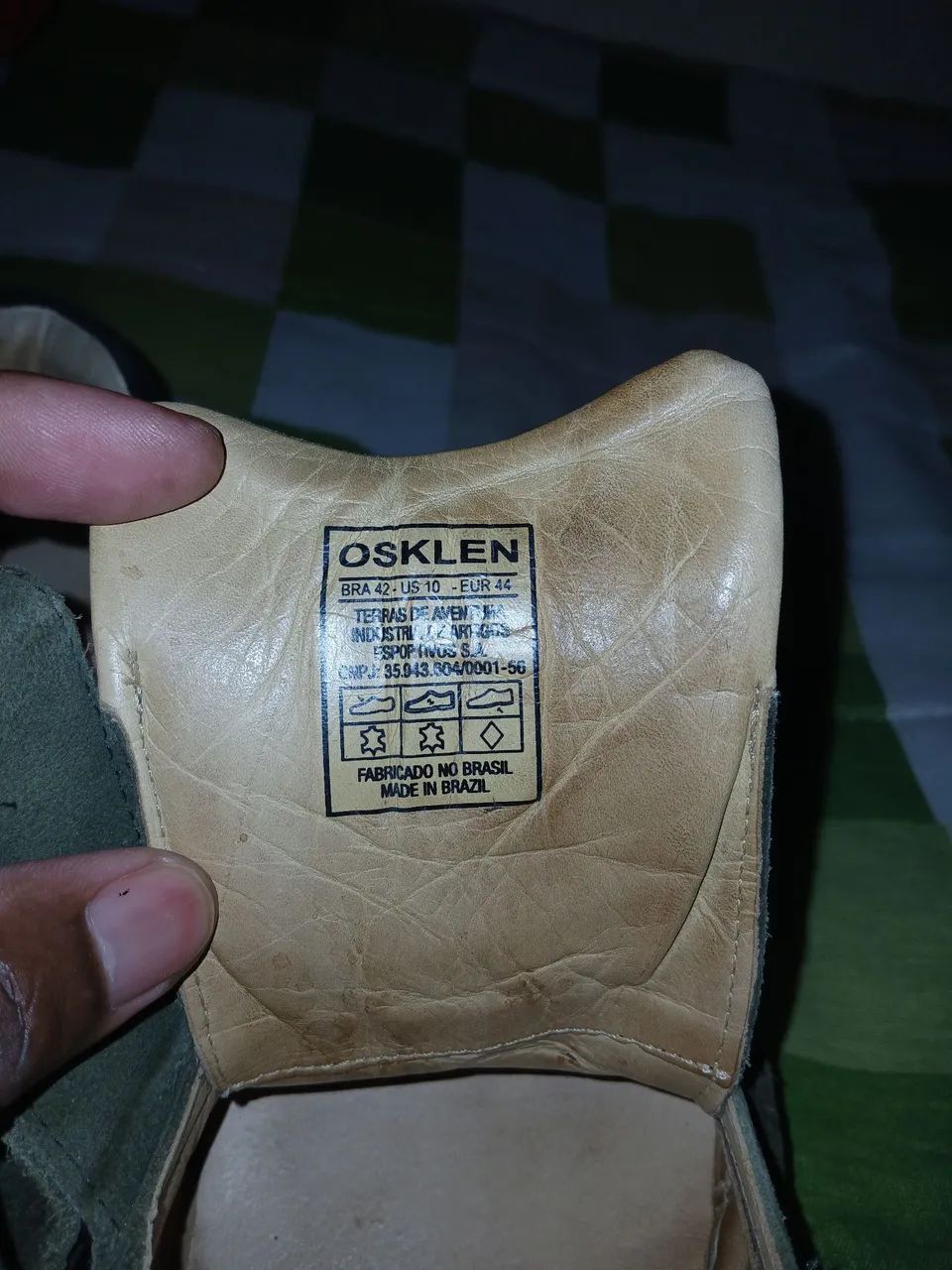 tênis osklen verde 42