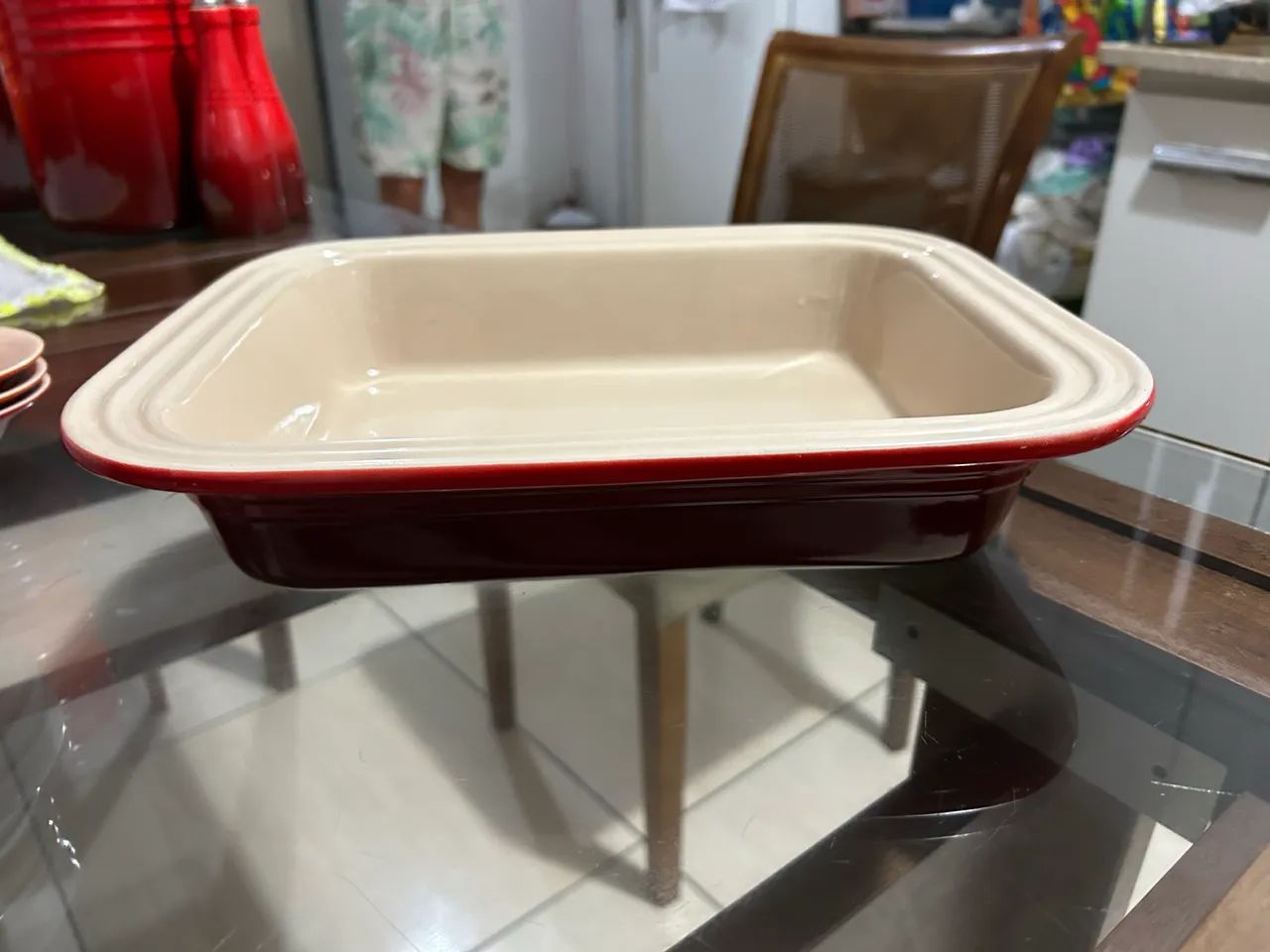 TRAVESSA LE CREUSET RETANGULAR CLÁSSICA 32 CM