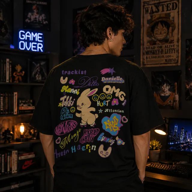  Camiseta FanArt Anime - NewJeans