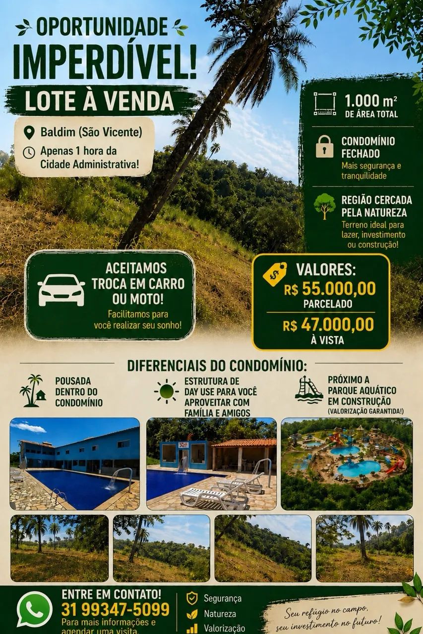Lote em São Vicente 