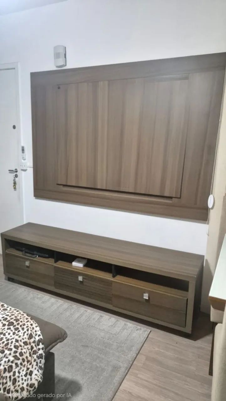 Painel para tv com rack 