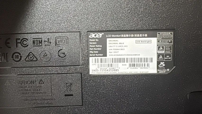 Monitor Gamer Acer 144Hz - Foto 3