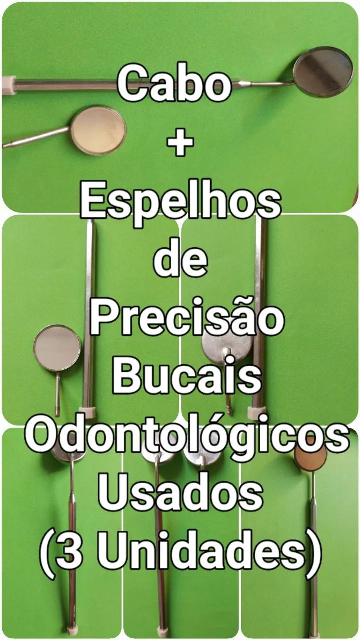 Bocal e Espelhos Buc. em Inox Usados