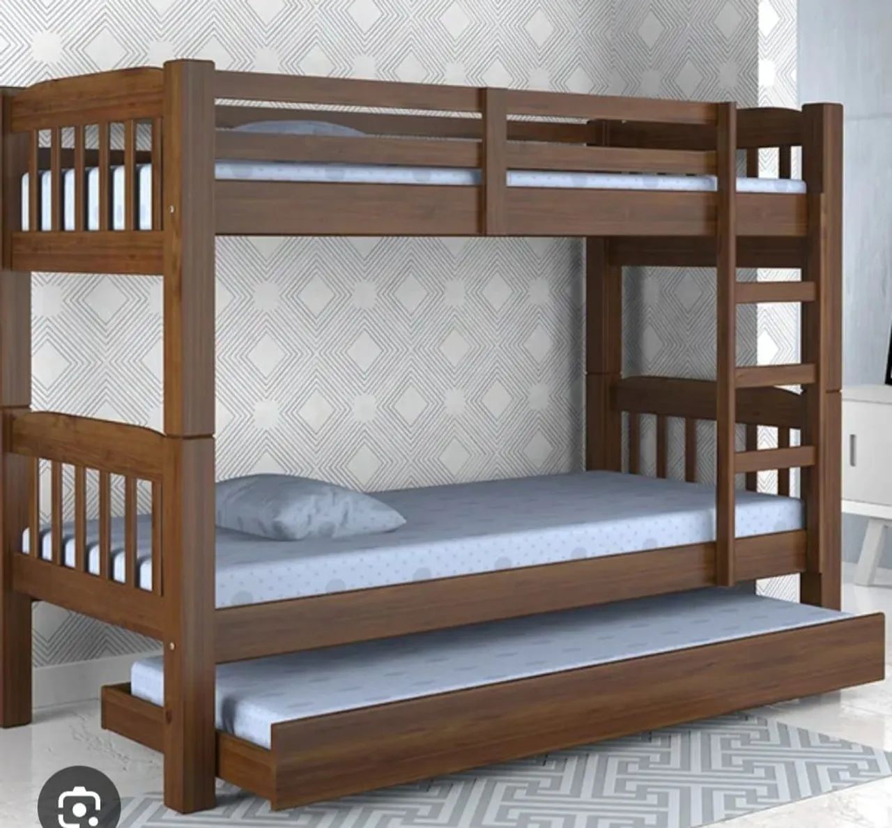Beliche com cama auxiliar